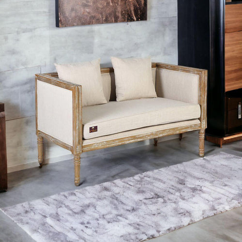 Bloomart Frenzy Armrest Loveseat Comfortable Cushion 2 Seater Bench