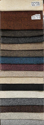 Velours Beige Design Jute Fabric