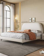 Wooden Twist Attractive Modernize Boucle Upholstery Bed for Luxury Bedroom - WoodenTwist