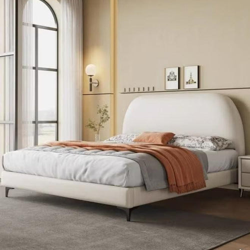 Wooden Twist Attractive Modernize Boucle Upholstery Bed for Luxury Bedroom - WoodenTwist