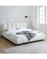 Wooden Twist Tactic Modernize Boucle Upholstery Bed for Luxury Bedroom Contemporary, Stylish, and Elegant - WoodenTwist