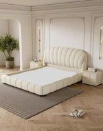 Bloomart Grandeur Modernize Boucle Upholstery Bed for Luxury Bedroom