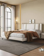 Wooden Twist Italian Minimalism Modernize Leatherette Upholstery Bed for Luxury Bedroom - WoodenTwist