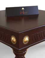 Bloomart Handmade Beautiful Design Chowki ( Teak Wood )
