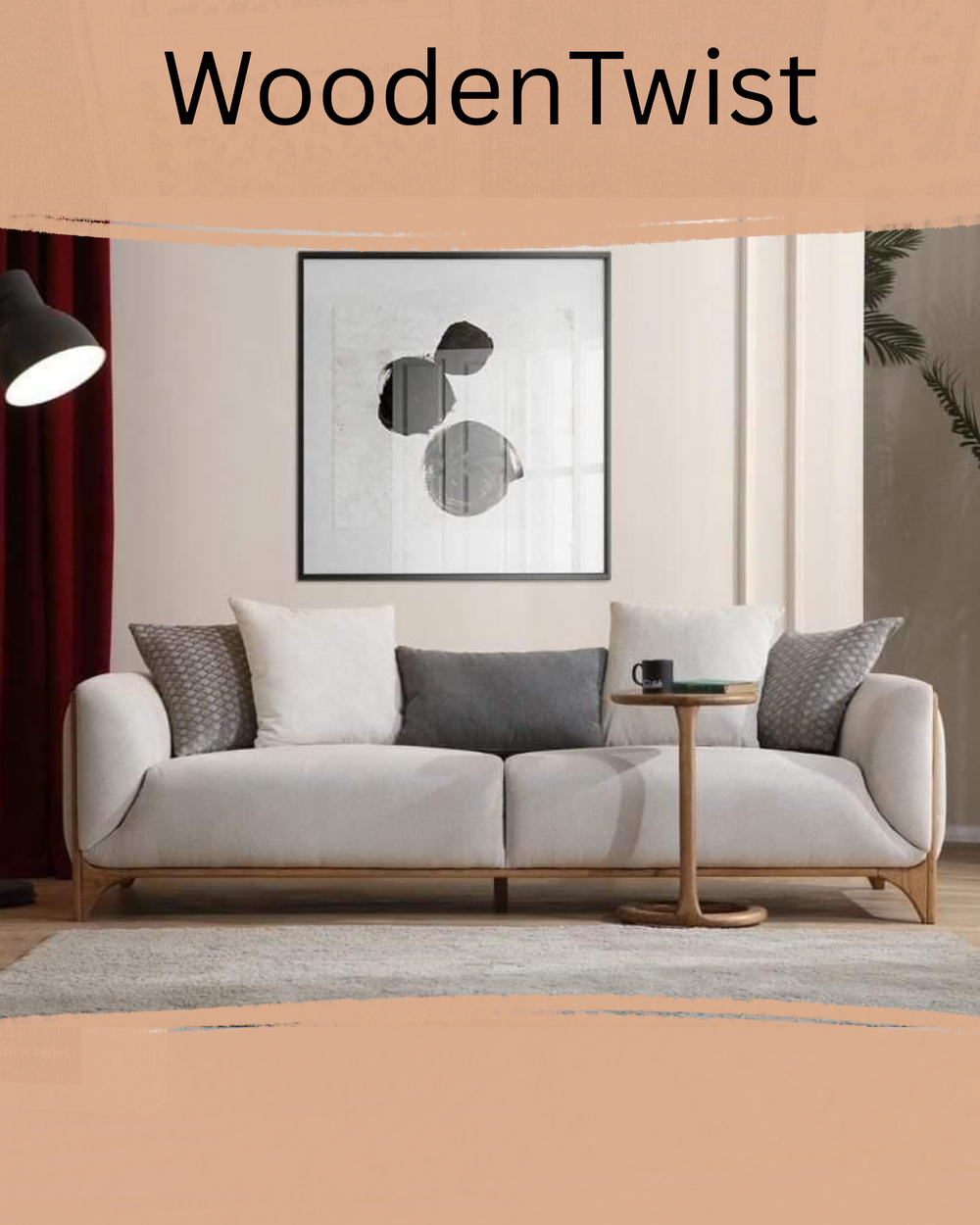 Chicago Relaxation Modern Sofa Set 4+1 with 5 Cushions (Grey)