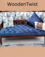 Wooden Bench for Living Room Comfort for Backrest (Teak Wood)
