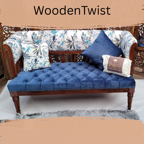 Wooden Bench for Living Room Comfort for Backrest (Teak Wood)