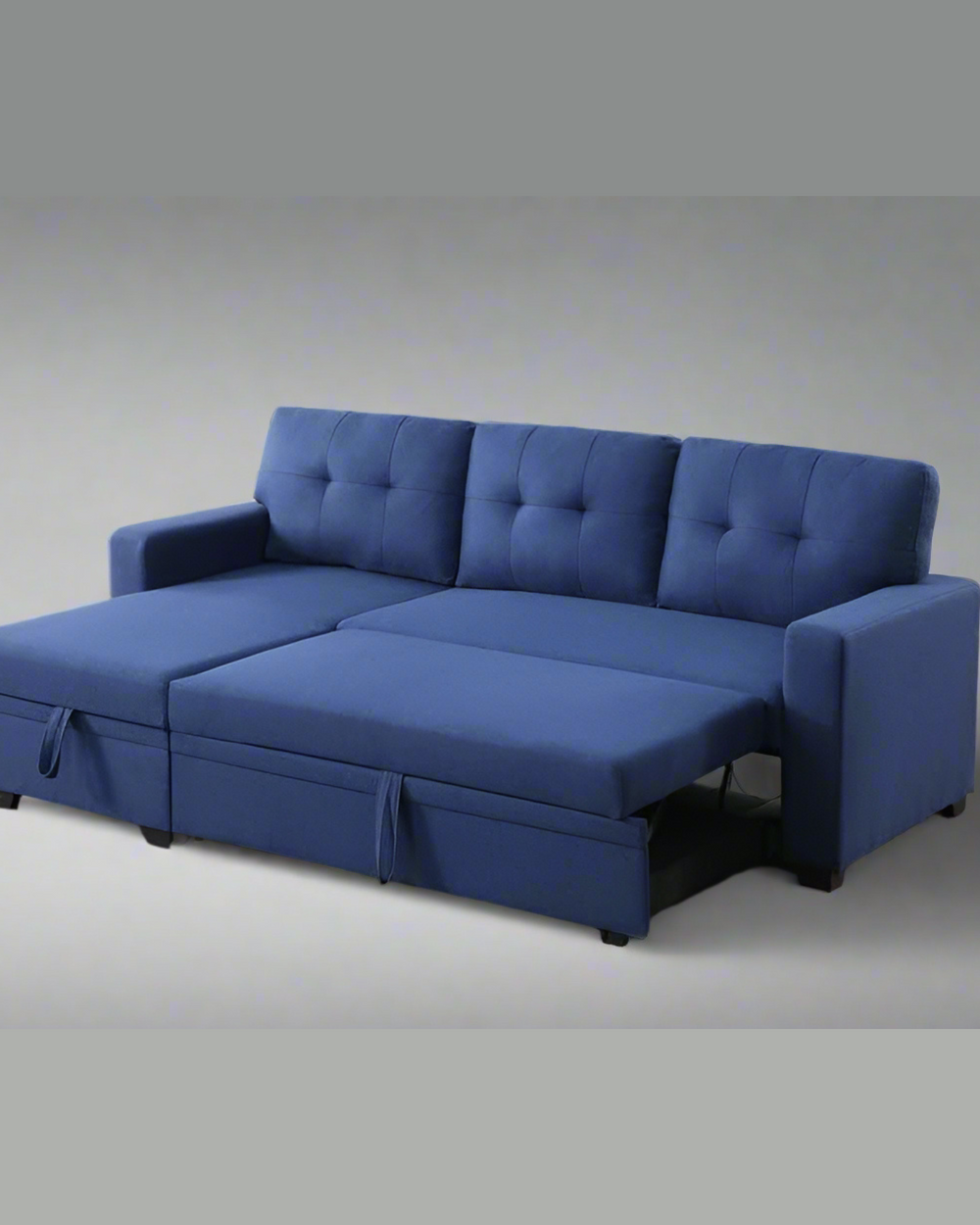 L-Shape Sectional Sleeper Sofa Cum Bed 5 Seater