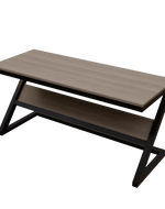 Bloomart Z-Shaped Executive Study Desk Table laminated Top