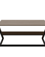 Bloomart Z-Shaped Executive Study Desk Table laminated Top