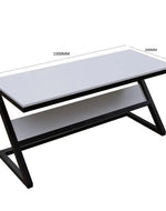 Bloomart Z-Shaped Executive Study Desk Table laminated Top