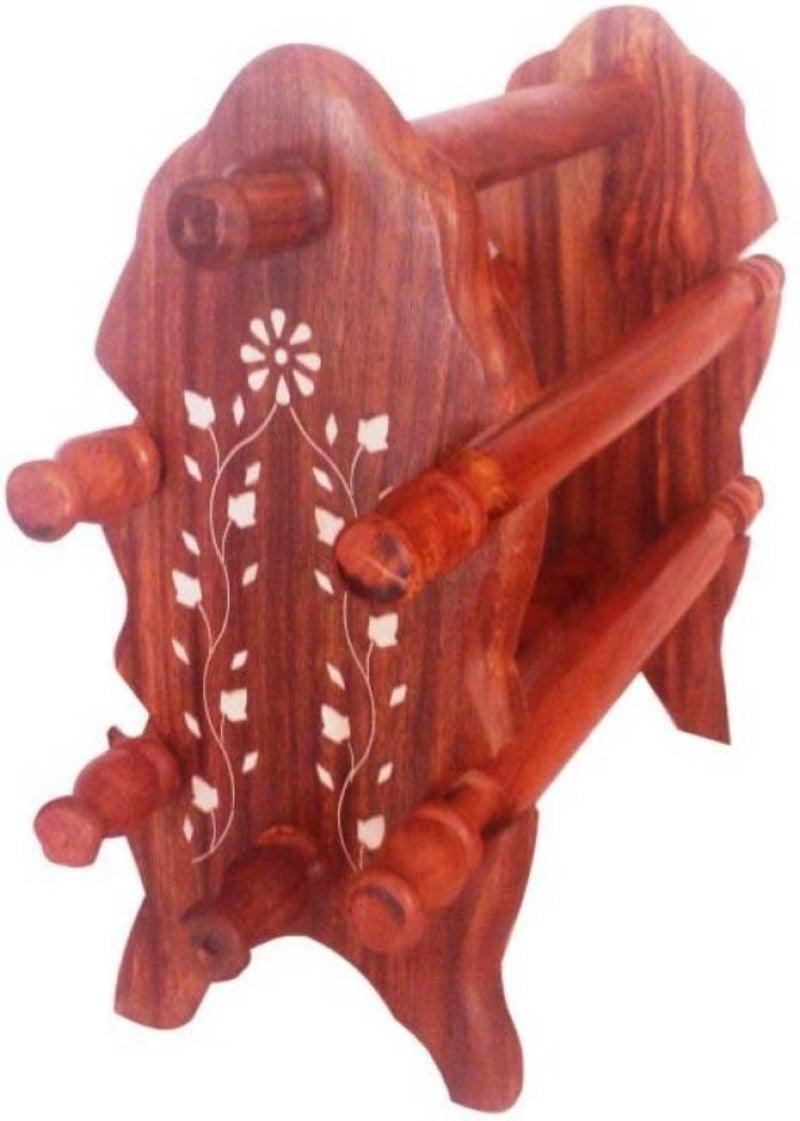 Decorative Wooden Bangle Stand/Showpiece - Bloomart