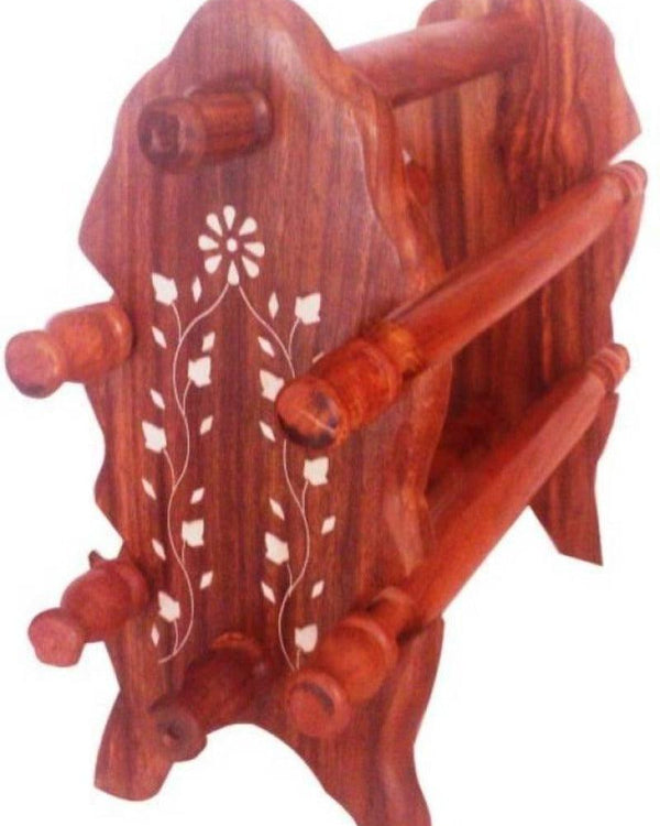 Decorative Wooden Bangle Stand/Showpiece - Bloomart