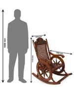 Premium Solid Sheesham Wood Grandpa Rocking Chair