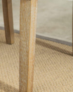 Wooden Twist Button Tufted Parsons Teak Wood Dining Chair (Set of 2)