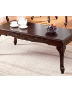 Wooden Hand Carved Beautiful Designs Royal Decor Coffee Table Set (Teak Wood)