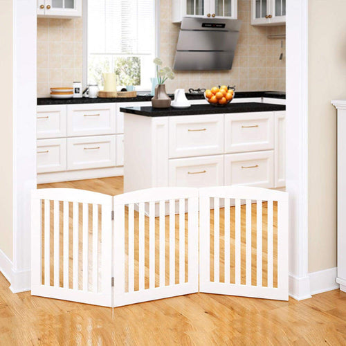 Wooden Foldable Pet Dog Safety Gate -3 Panels 20