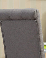 Wooden Twist Button Tufted Parsons Teak Wood Dining Chair (Set of 2)