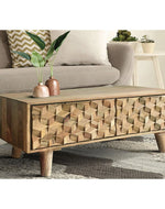 Wooden coffee table