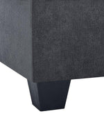 Bloomart Valeur Solid Wood Right Hand Facing Sparkle Fabric 5 Seater Corner L-Shaped Sectional Sofa Modern Living Room