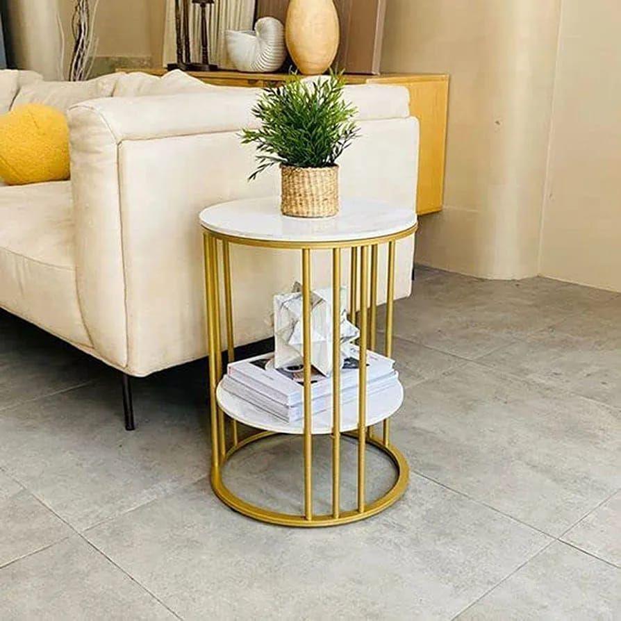 Two-tier Sofa Side Table. - Bloomart