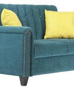Contemporary Style Sofa Set In Blue Color