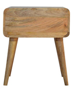 Bloomart Decoy Acacia Wood Rattan Bedside Table with 1 Drawer Rustic Nightstand for Bedroom Decor