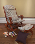 Azure Premium Rocking Chair with Foot Rest & Pillow