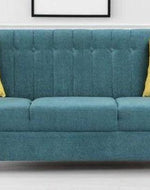 Contemporary Style Sofa Set In Blue Color