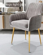 Wooden Twist Bonzer Velvet Fabric Modern Cafe Dining Chair with Metal Legs Stylish Seating for Kitchen and Dining Room