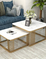 Square Center Nesting Tables Set.