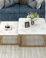 Square Center Nesting Tables Set. - Bloomart
