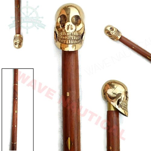 Wooden Cane Antique Style Folding Walking Stick - Bloomart