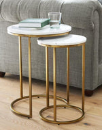 ELEGANCE Sofa Side Nesting Tables. - Bloomart