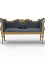 Handicraft Wooden Settee Living Room Couch Sofa (2 Seater)
