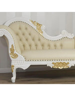 Deluxe Teak Wood Handcrafted Deewan Chaise Lounge