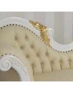 Deluxe Teak Wood Handcrafted Deewan Chaise Lounge