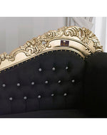 Hand Carved Barock Stil Chaise Longue Sofa Champagner Crystal (Teak Wood)