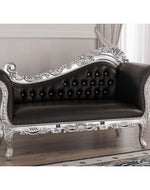 Hand Carved Barock Stil Chaise Longue Sofa Champagner Crystal (Teak Wood) - Bloomart