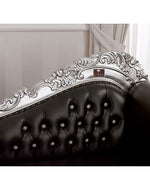 Hand Carved Barock Stil Chaise Longue Sofa Champagner Crystal (Teak Wood)