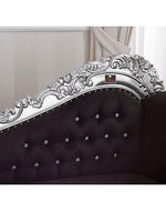 Hand Carved Barock Stil Chaise Longue Sofa Champagner Crystal (Teak Wood)
