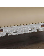 Hand Carved Barock Stil Chaise Longue Sofa Champagner Crystal (Teak Wood)