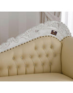 Hand Carved Barock Stil Chaise Longue Sofa Champagner Crystal (Teak Wood)