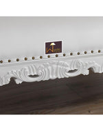Hand Carved Barock Stil Chaise Longue Sofa Champagner Crystal (Teak Wood)