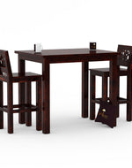 Fantasía Wooden Bar Table Set in Provincial Teak Finish - WoodenTwist