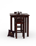 Fantasía Wooden Bar Table Set in Provincial Teak Finish