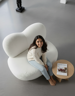 Bloomart Bluzzx Heart Shape Unique Romantic Accent Loveseat Sofa In Soft Fabric
