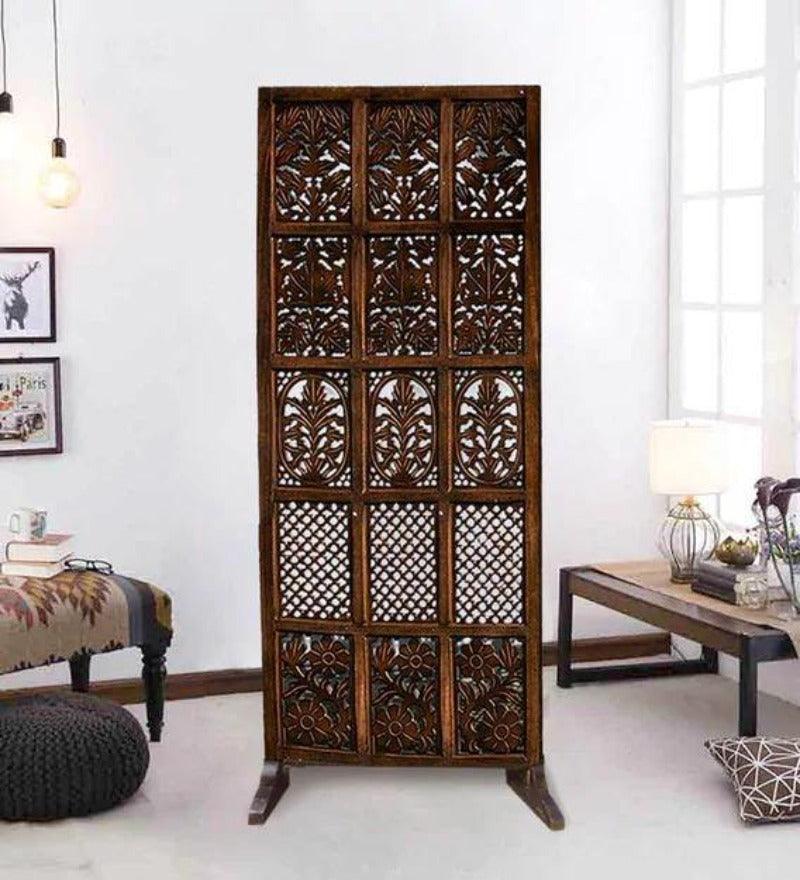 Solid Wood Room Divider/Wood Separator/Office Furniture/Wooden Partition - Bloomart