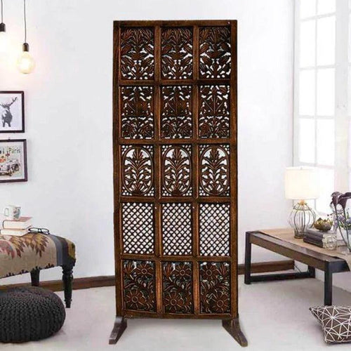 Solid Wood Room Divider/Wood Separator/Office Furniture/Wooden Partition - Bloomart