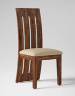 Elegant Teak Wood 6 Seater Dining Set with Bench (Finish Color - Honey)